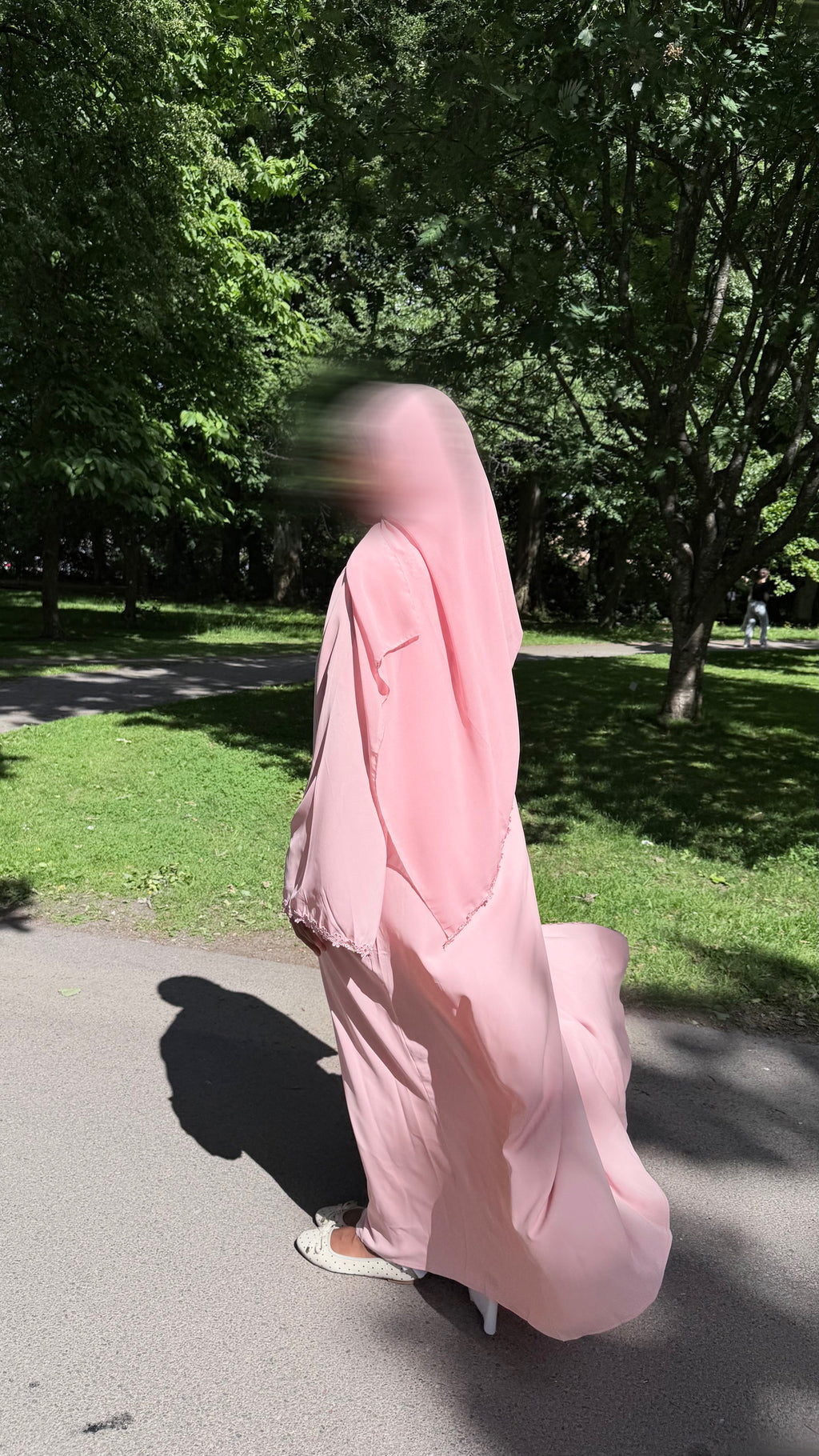 Floral Abaya – Pink